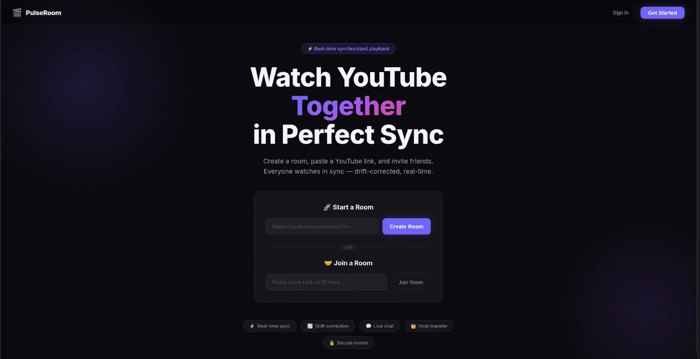 PulseRoom: Real-Time Chat Application